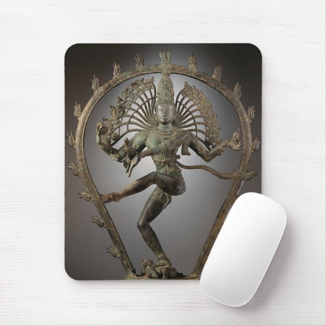 Tanzende Shiva Goddess Statue Mousepad (Mit Mouse)