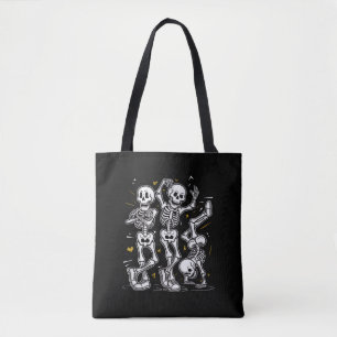 Tanzende Skelette Tanz Challenge Halloween  Tasche