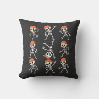 Tanzende Skelettkinder Halloween Kissen