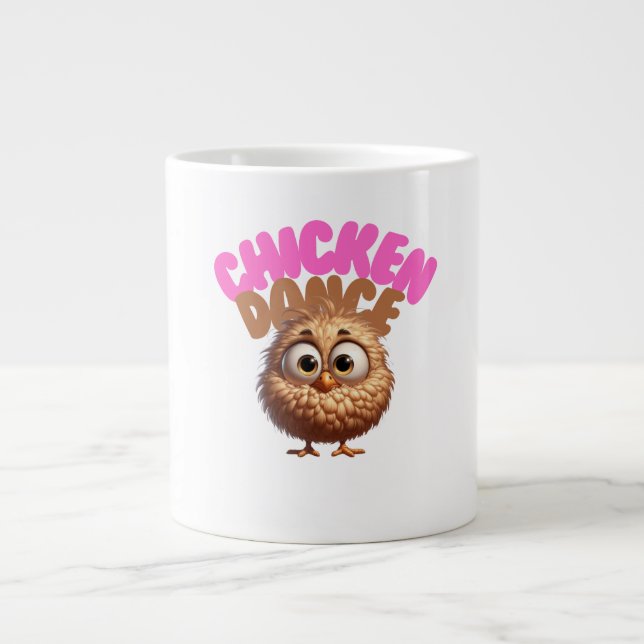 Tanzende Tasse für Hühnerspezialitäten (Vorderseite)