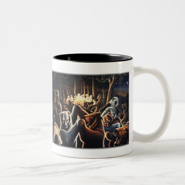 Tanzende Zweifarbige Tasse (Rechts)