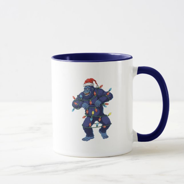 Tanzender Affenbecher | Lustiger Kaffeebecher Tasse (Rechts)