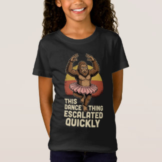 Tanzender Bigfoot Dieser Tanz Eskalierte Schnell T-Shirt
