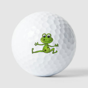 tanzender Frosch Golfball