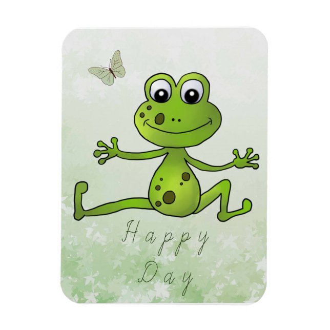 tanzender Frosch Magnet (Vertikal)