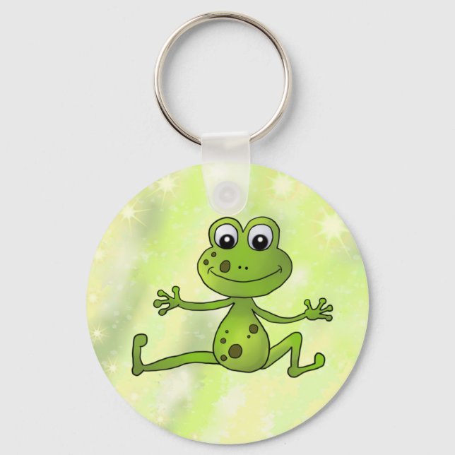 tanzender Frosch   Schlüsselanhänger (Vorderseite)