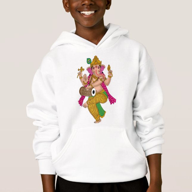 Tanzender Ganesha Hoodie (Vorderseite)