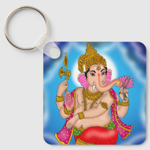 Tanzender Ganesha-Schlüsselanhänger Schlüsselanhänger