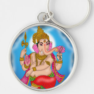 Tanzender Ganesha-Schlüsselanhänger Schlüsselanhänger