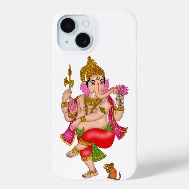 Tanzender Ganesha Telefonabdeckung Case-Mate iPhone Hülle (Rückseite)