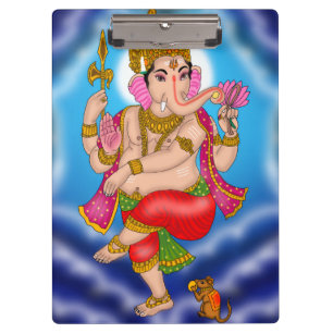 Tanzender Ganesha-Zwischenablage Klemmbrett