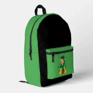 Tanzender Kobold, St. Patrick's Day Cartoon Bedruckter Rucksack