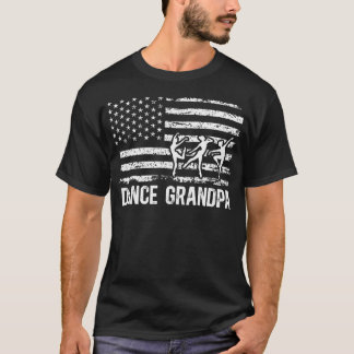 Tanzender Opa US-Flag Tanzender Opa Eines Tänzers T-Shirt