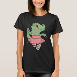 Tanzender T-Rex Dinosaur Llerina für Llet Tänzer V T-Shirt