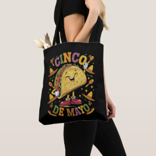 Tanzender Taco Lustige Cinco De Mayo Fiesta-Party Tasche