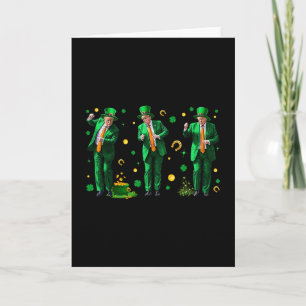 Tanzender Trump St. Patrick's Day Karte