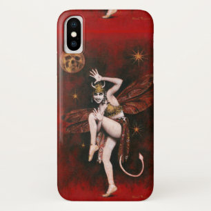 Tanzender Vintager Teufel-Dame iPhone X Fall Case-Mate iPhone Hülle