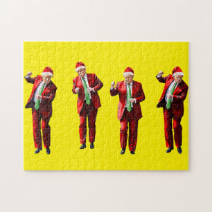 Tanzendes-Donald-Trump-Weihnachts-Puzzle