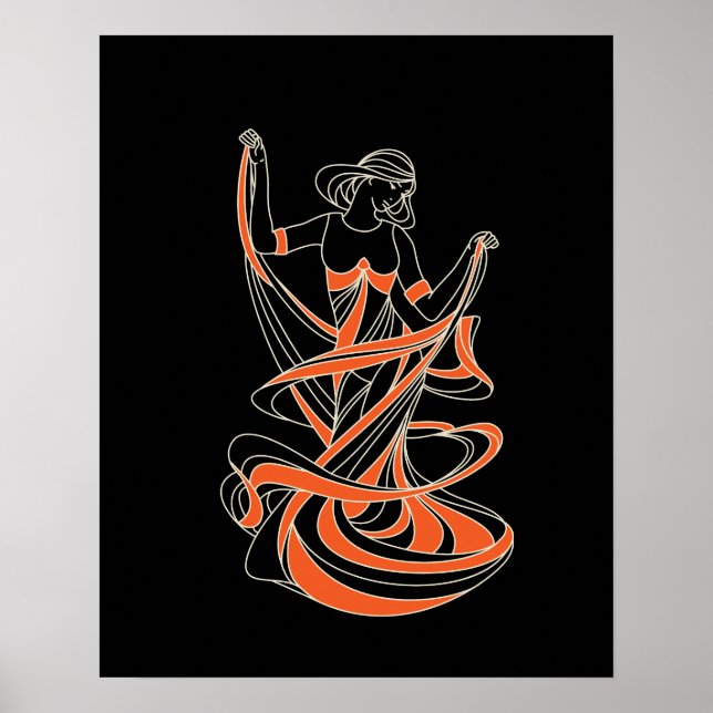 tanzendes Feenmädchen Poster (Vorne)