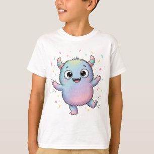 Tanzendes flauschiges Monster T-Shirt