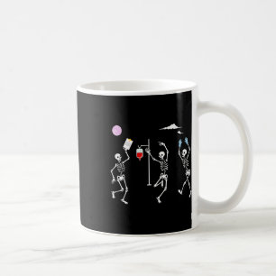 Tanzendes Skelett Lustiges Krankenschwester-Skelet Kaffeetasse