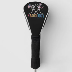 Tanzendes Skelett Radiologie Röntgen Tech Patrioti Golf Headcover