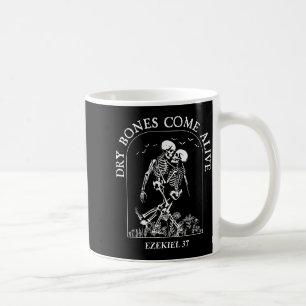 Tanzendes Skelett Trockene Knochen werden lebendig Kaffeetasse