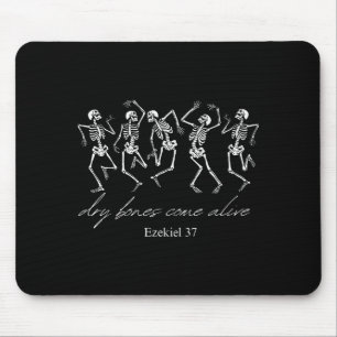 Tanzendes Skelett Trockene Knochen werden lebendig Mousepad