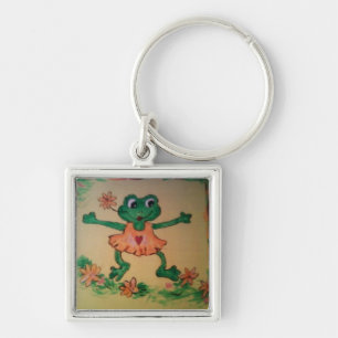 Tanzenfrosch Schlüsselanhänger