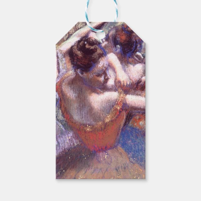 Tänzer 1899 Edgar Degas Geschenkanhänger (Vorderseite)
