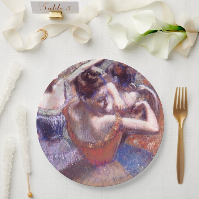 Tänzer 1899 Edgar Degas Pappteller (Hochzeit)