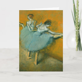 Tänzer an der Barre | Edgar Degas Karte