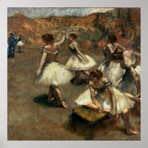 Tänzer auf der Bühne - Edgar Degas - c1889 Poster