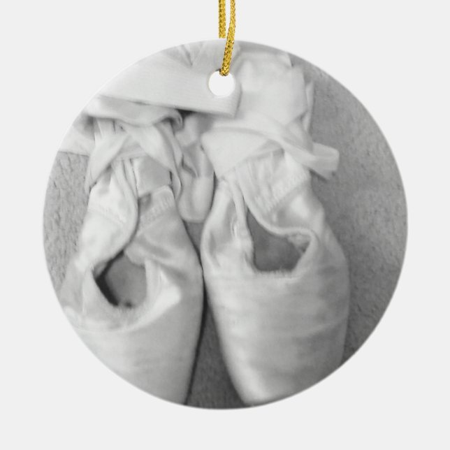Tänzer-Ballett-Schuh-Verzierung Keramikornament (Vorne)