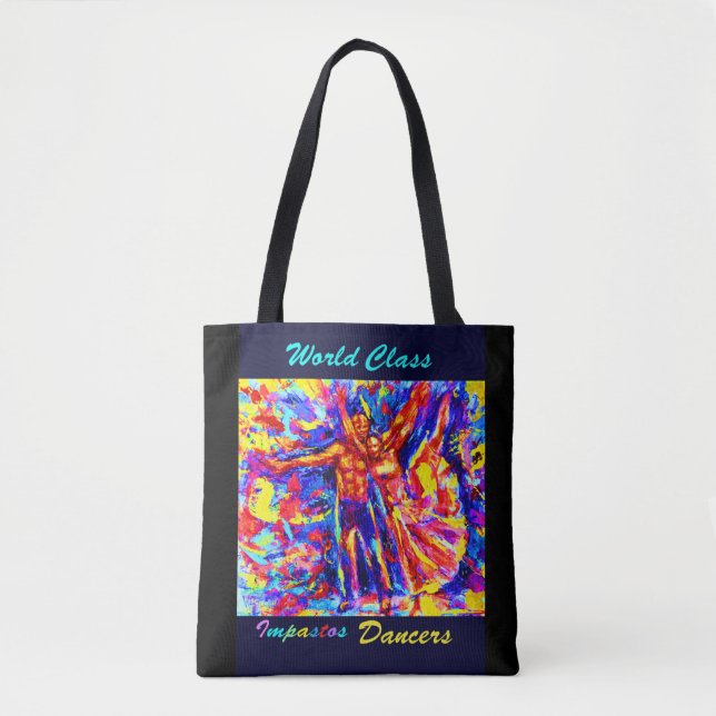 "TÄNZER DER WELTklassen-IMPASTOS " Tasche (Vorderseite)
