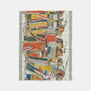 Tänzer des Ureinwohner-Kriegsgefangen-wow Fleecedecke