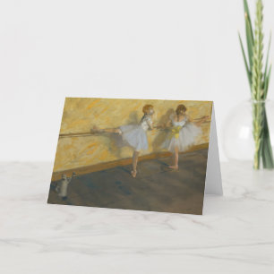 Tänzer, die im Barre spielen - Edgar Degas Karte