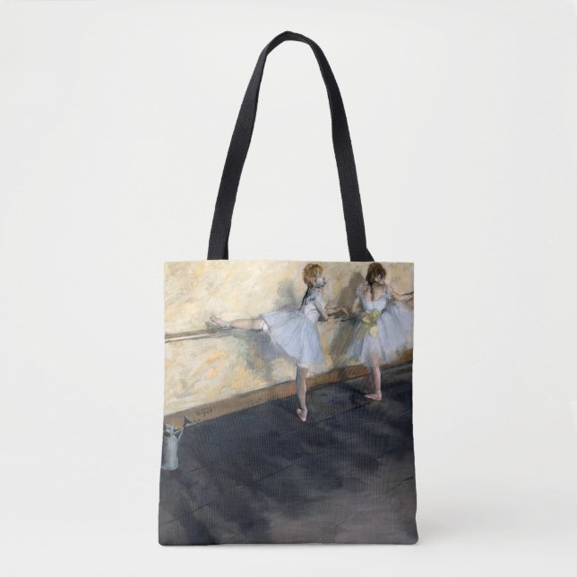 Tänzer, die im Barre spielen, Edgar Degas Tasche (Vorderseite)