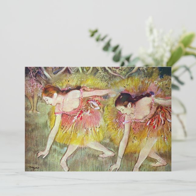Tänzer, die von Edgar Degas heruntergehen, Ballett (Stehend Vorderseite)