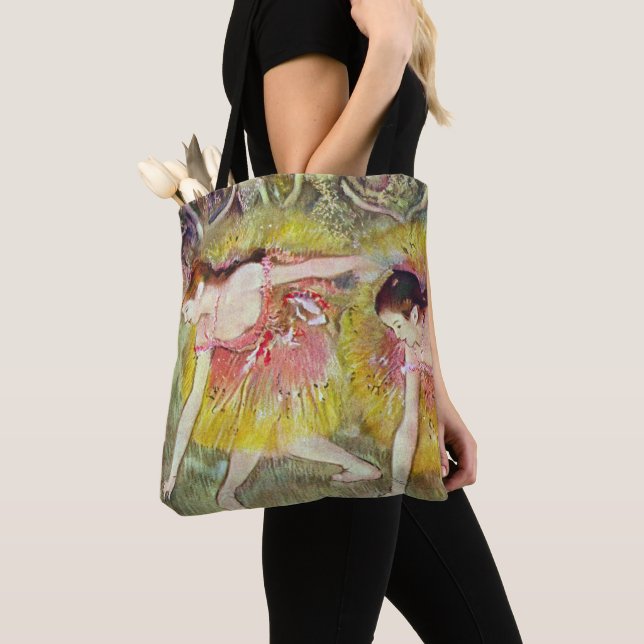 Tänzer, die von Edgar Degas heruntergehen, Ballett Tasche (Von Nahem)