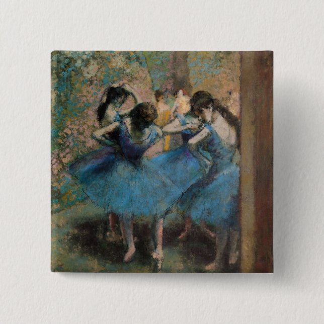 Tänzer Edgar Degass | in Blau, 1890 Button (Vorderseite)