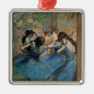 Tänzer Edgar Degass in Blau, 1890 Ornament Aus Metall