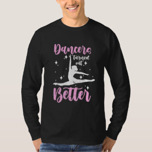 Tänzer fallen beim Tanzen besser aus T-Shirt