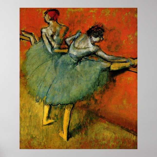 Tänzer im Barre - Edgar Degas - 1888 Poster (Vorne)