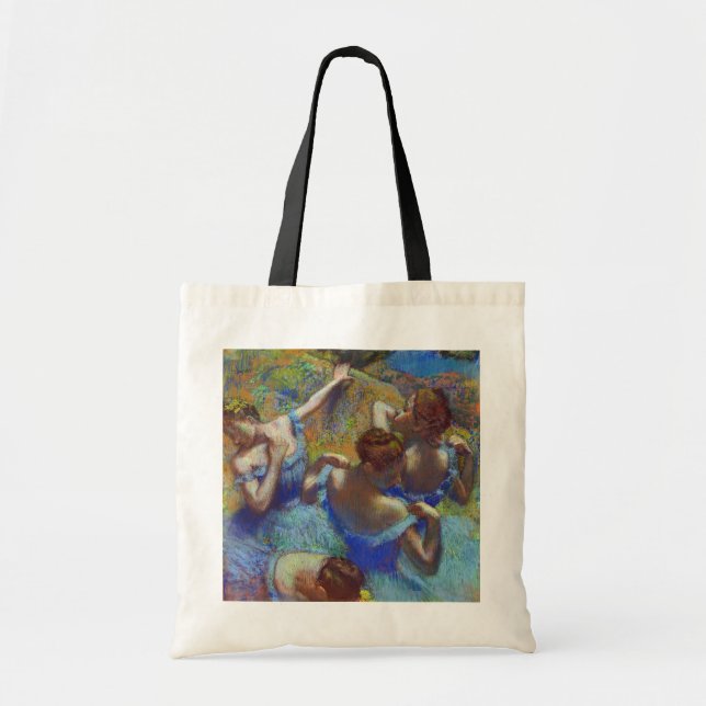 Tänzer in Blau, Edgar Degas Tragetasche (Vorne)