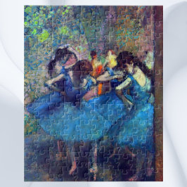 Tänzer in Blau von Edgar Degas, Vintage Ballet Art