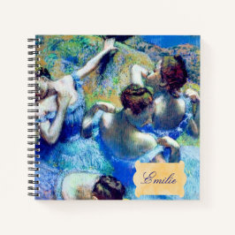 Tänzer in Blue von Degas Sketchbook Notizbuch