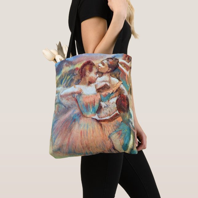 Tänzer in einer Landschaft von Edgar Degas Tasche (Von Nahem)