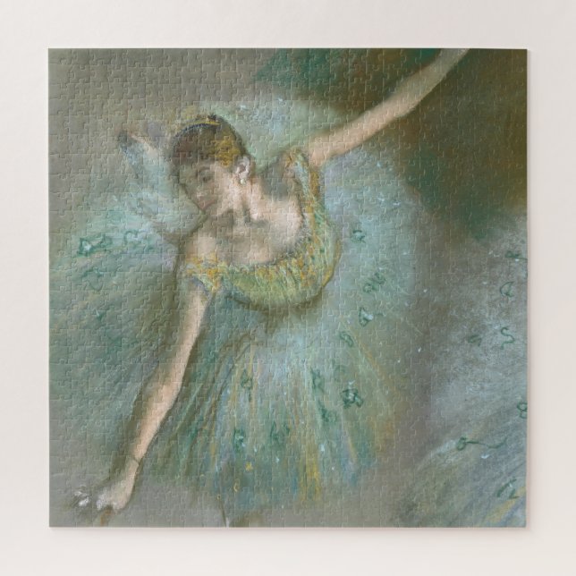 Tänzer in Green Edgar Degas (Vertikal)