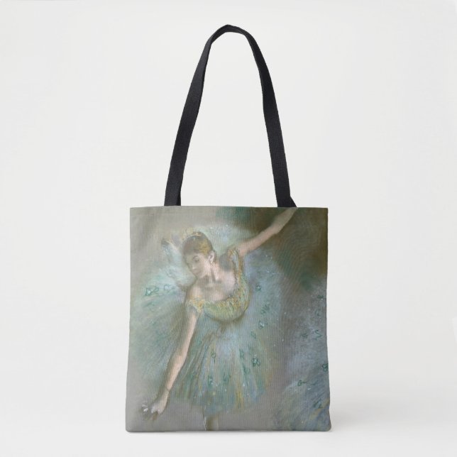 Tänzer in Green Edgar Degas Tasche (Vorderseite)